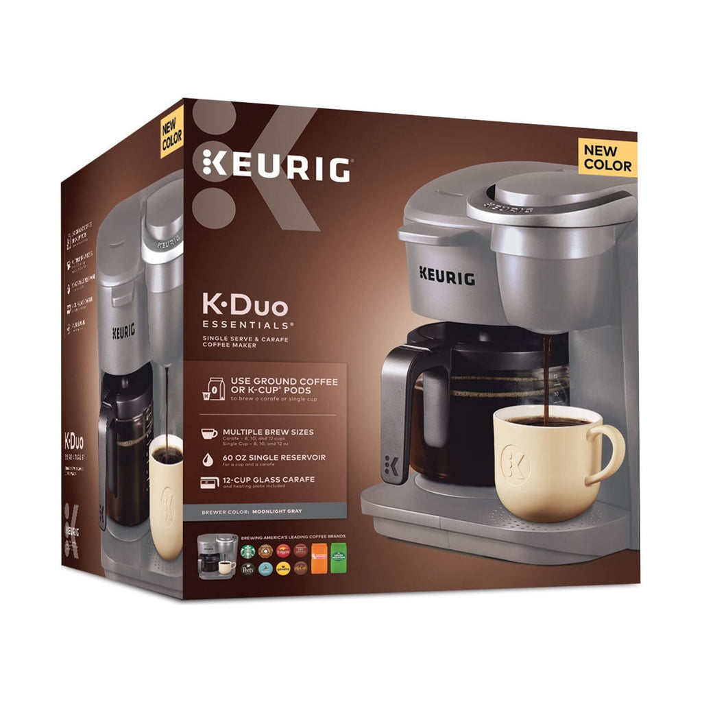 Keurig K-Duo Essentials Moonlight Gray Single-Serve K-Cup Coffee Maker