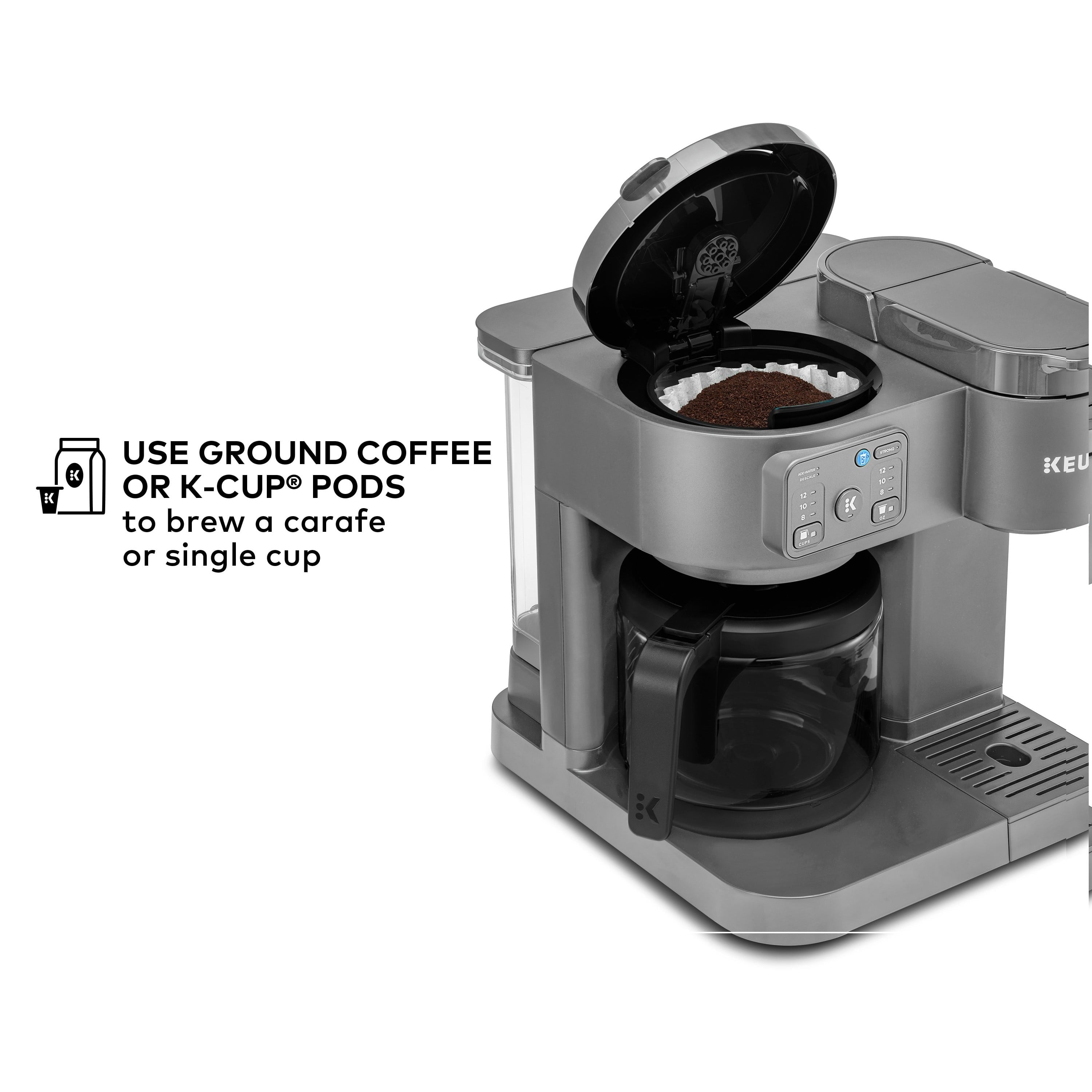 Keurig K-Duo Essentials Hot & Iced Single Serve K-Cup Pod & Carafe Coffee Maker, Gen 2