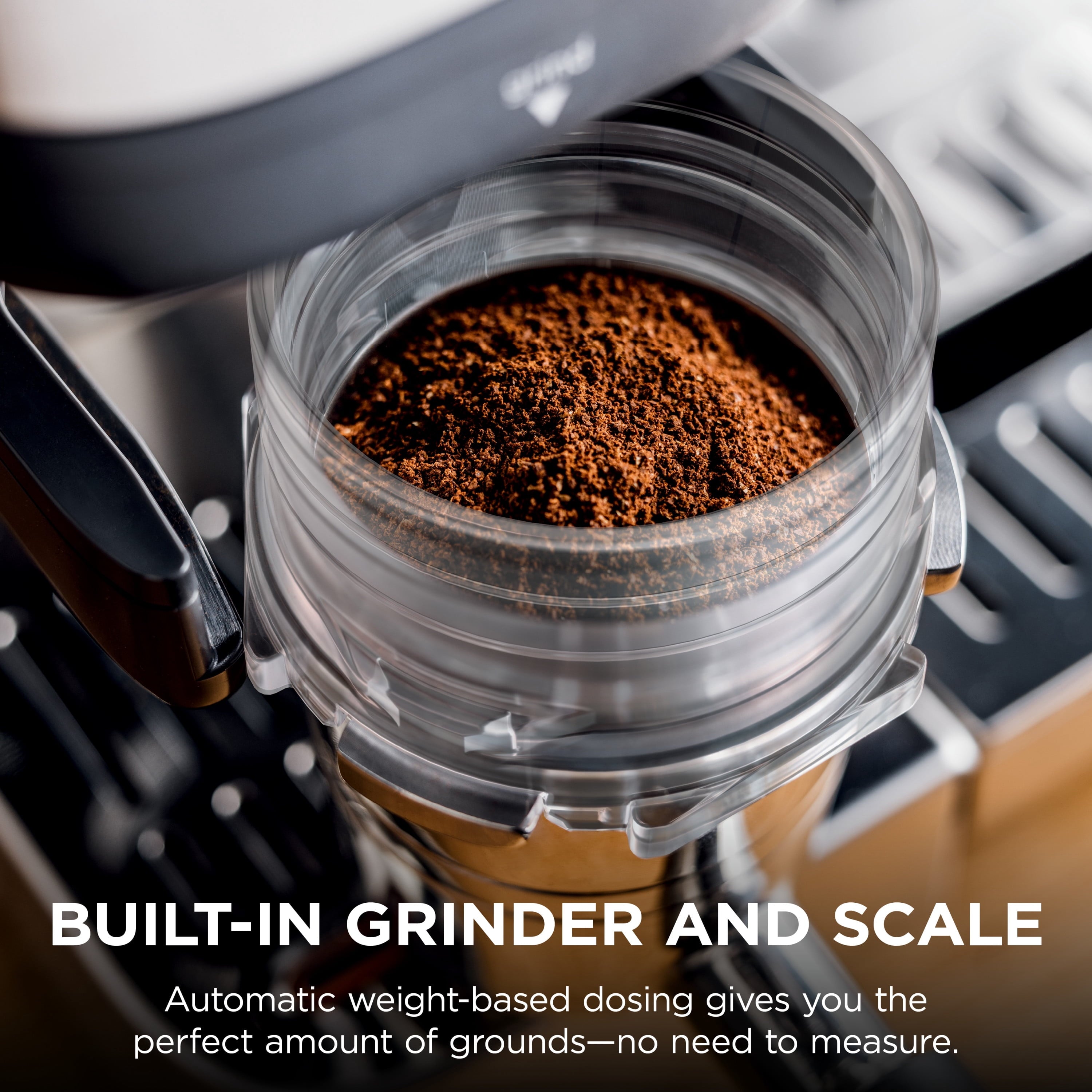 Ninja Luxe Café Premier Espresso Machine & Drip Coffee Maker, Rapid Cold Brew, Integrated Grinder, Assisted Tamper, Hands-Free Frother for Cappuccinos, Dairy or Non-Dairy, ES600 Stainless Steel