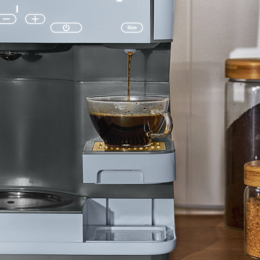 Beautiful Multi-Brew Coffee Maker, 12-Cup and Single-Serve Coffee Machine, Black Sesame by Drew Barrymore