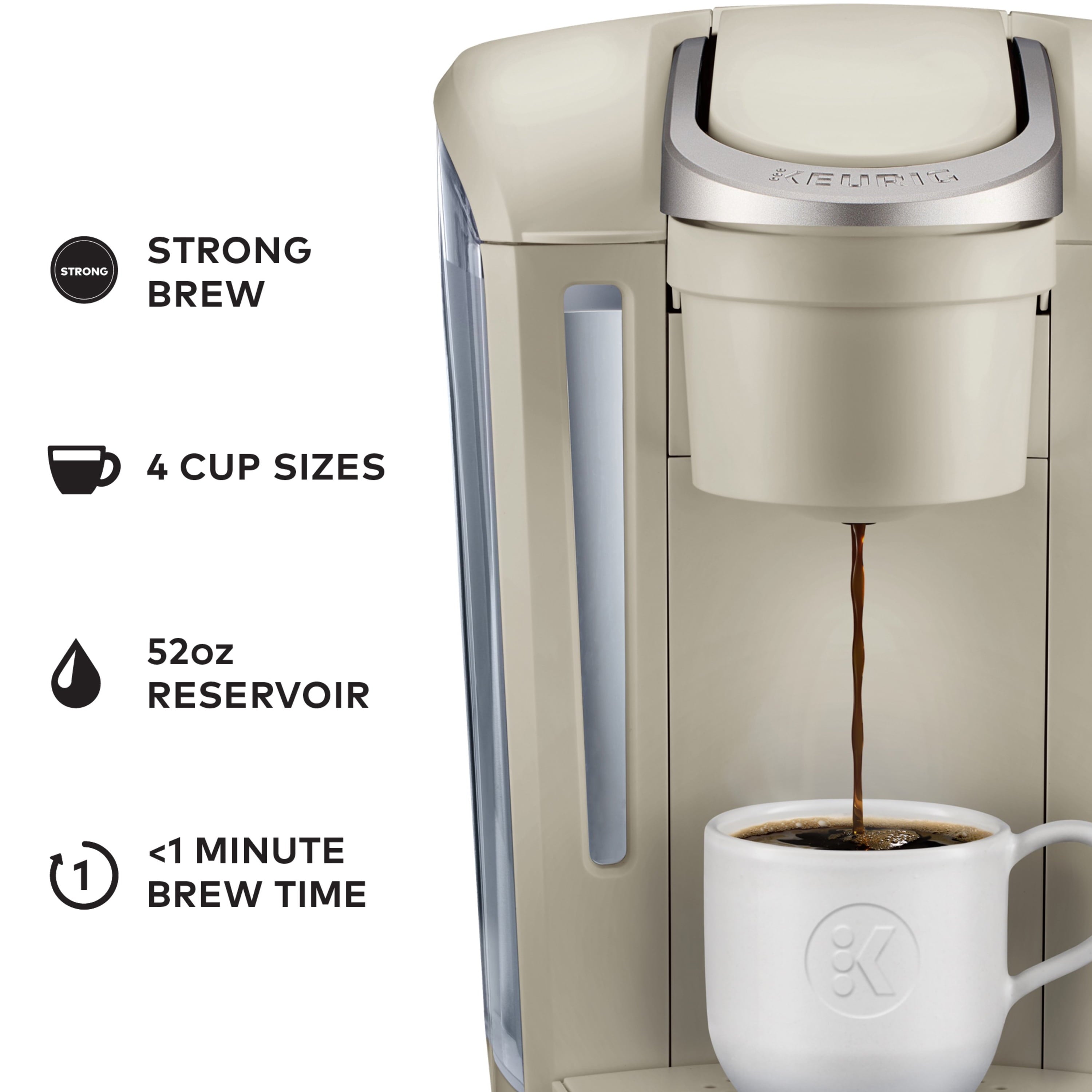 Keurig K-Select Single-Serve K-Cup Pod Coffee Maker, Matte Navy
