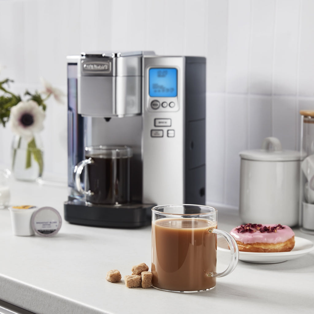 Cuisinart Premium Single Serve Brewer + Hot Water Coffee-Maker Combo