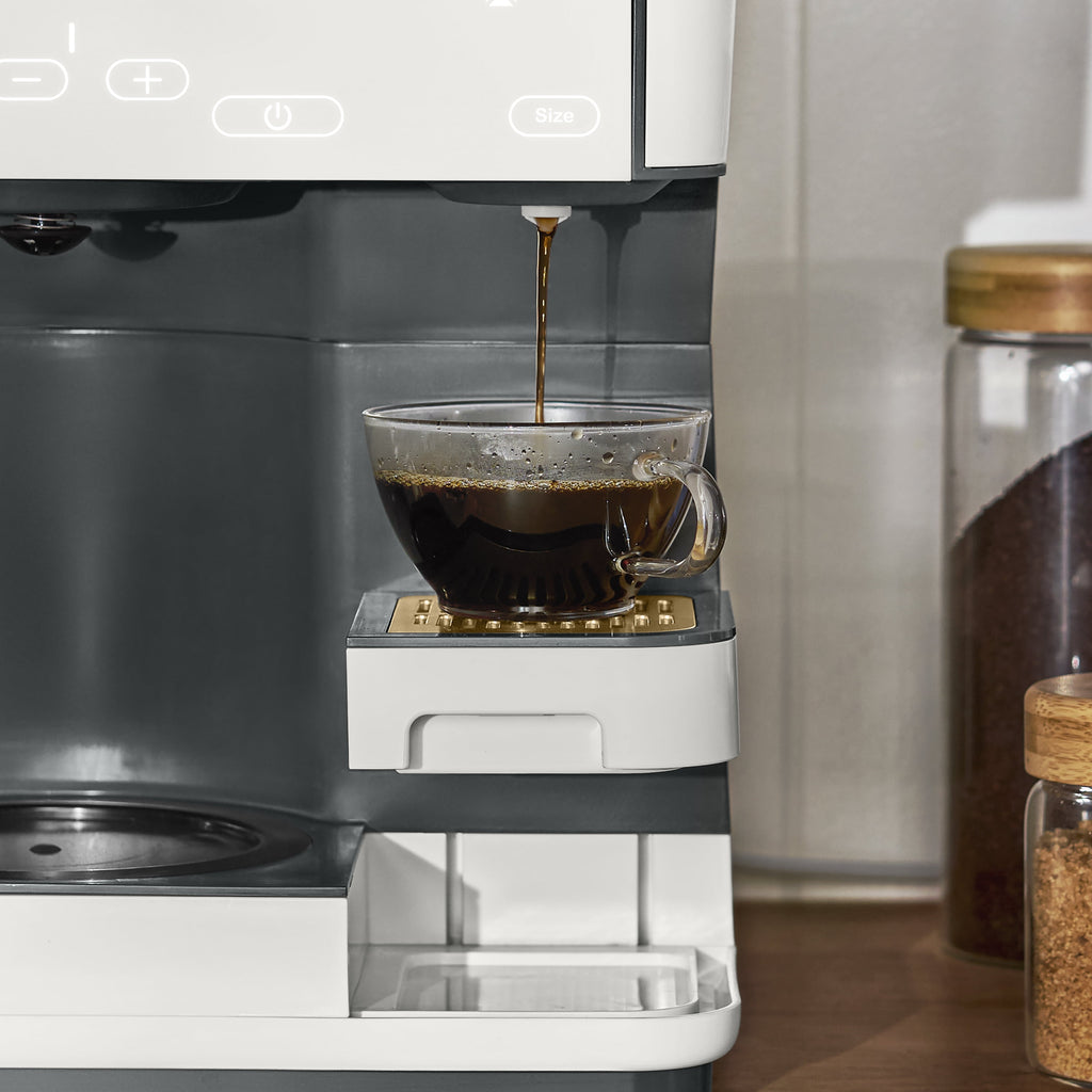 Beautiful Multi-Brew Coffee Maker, 12-Cup and Single-Serve Coffee Machine, Black Sesame by Drew Barrymore