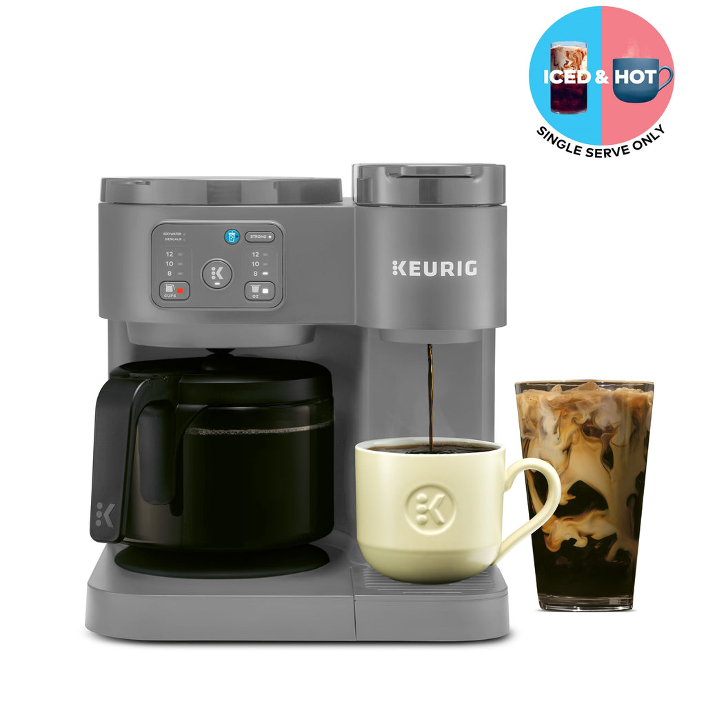 Keurig K-Duo Essentials Hot & Iced Single Serve K-Cup Pod & Carafe Coffee Maker, Gen 2