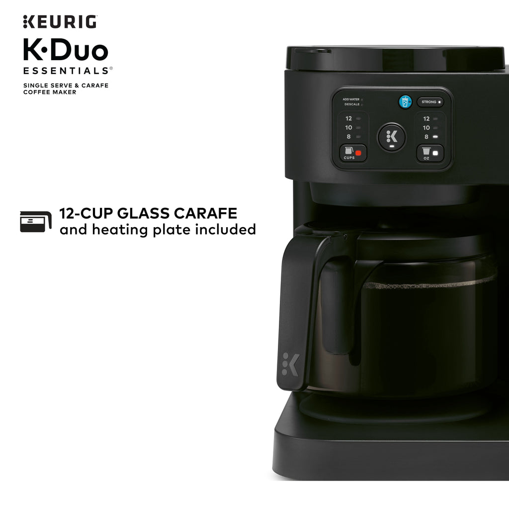 Keurig K-Duo Essentials Hot & Iced Single Serve K-Cup Pod & Carafe Coffee Maker, Gen 2