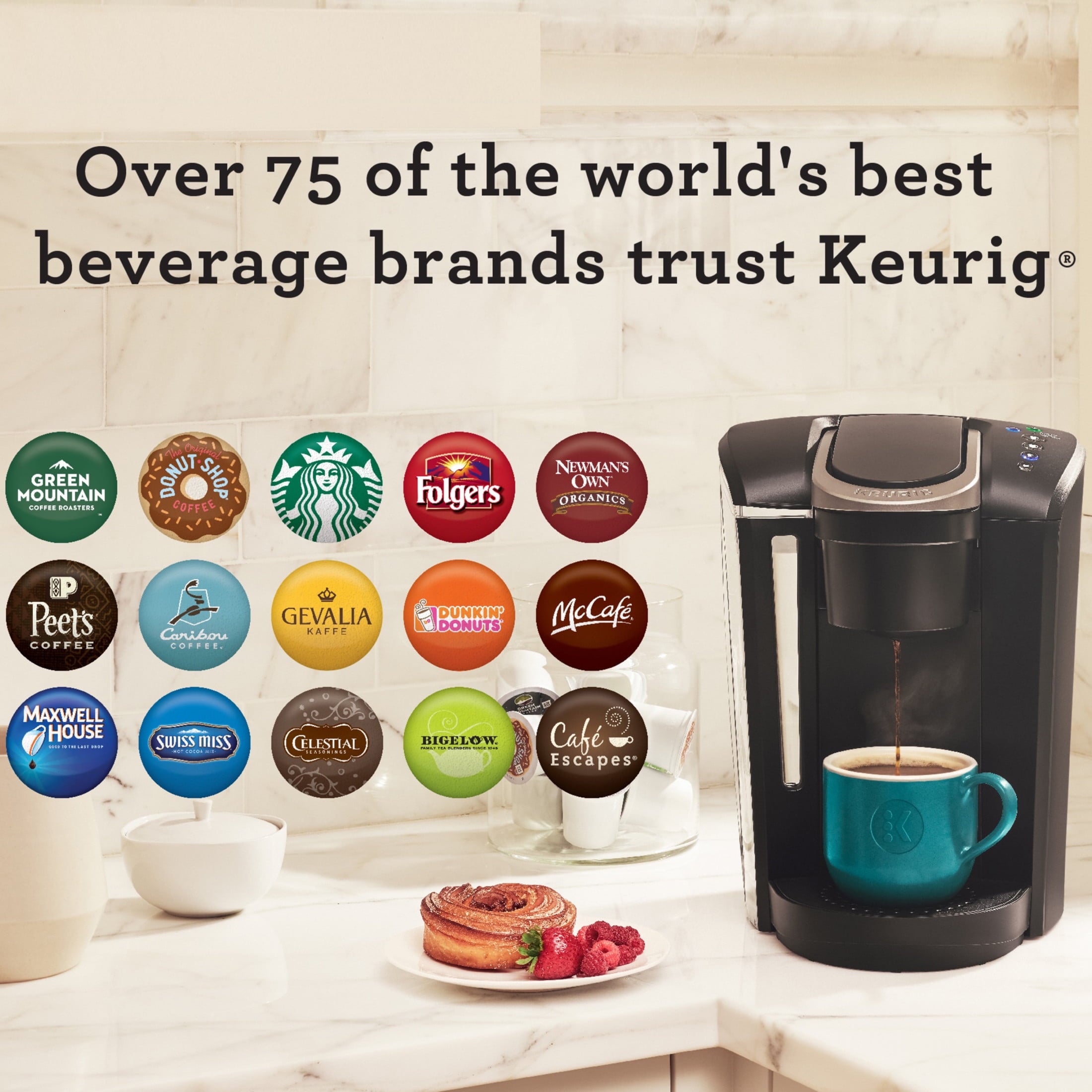 Keurig K-Select Single-Serve K-Cup Pod Coffee Maker, Matte Navy