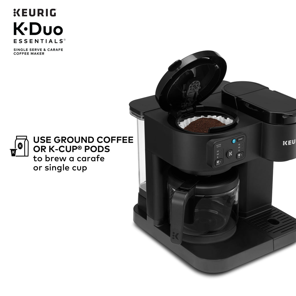 Keurig K-Duo Essentials Hot & Iced Single Serve K-Cup Pod & Carafe Coffee Maker, Gen 2