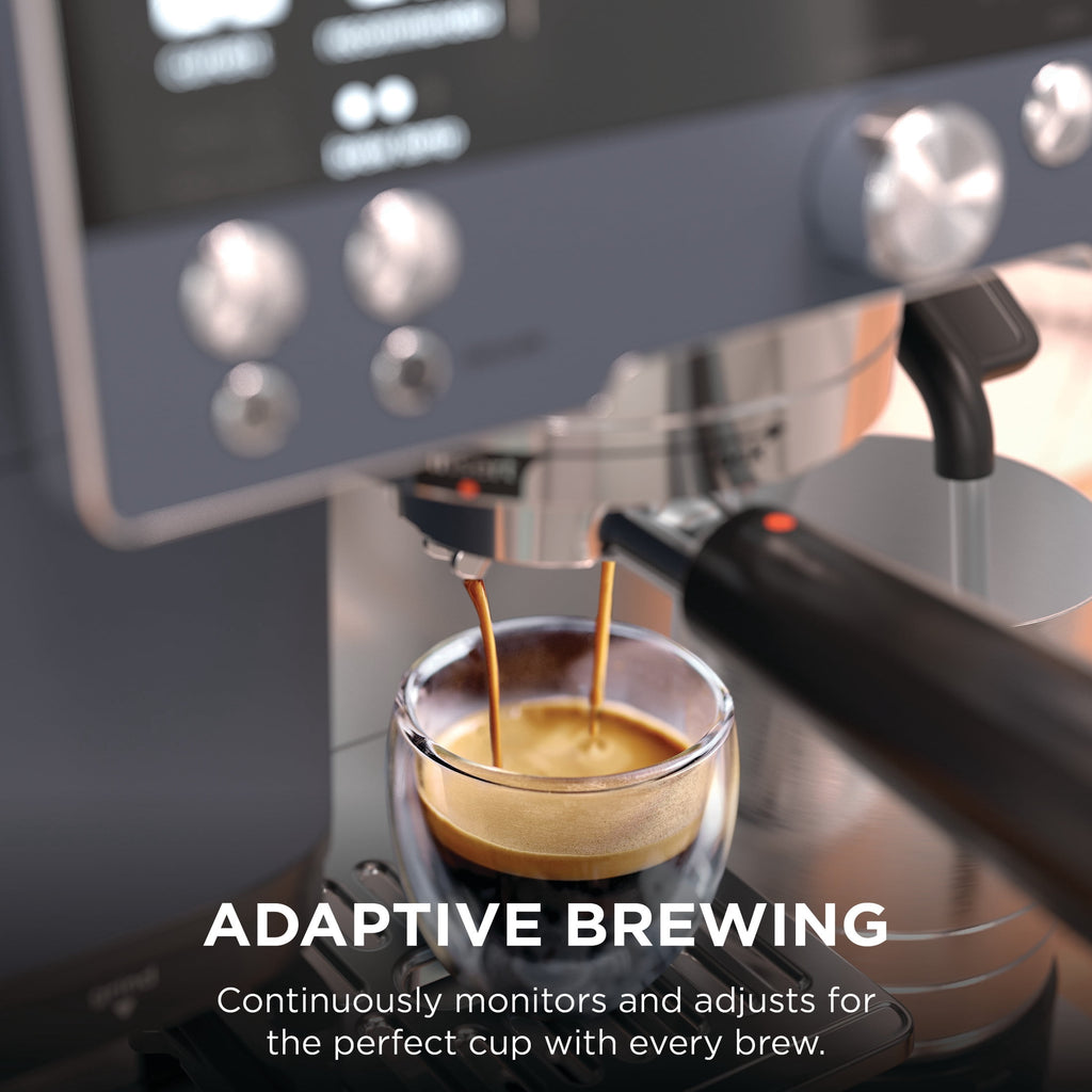 Ninja Luxe Café Premier Espresso Machine & Drip Coffee Maker, Rapid Cold Brew, Integrated Grinder, Assisted Tamper, Hands-Free Frother for Cappuccinos, Dairy or Non-Dairy, ES600 Stainless Steel