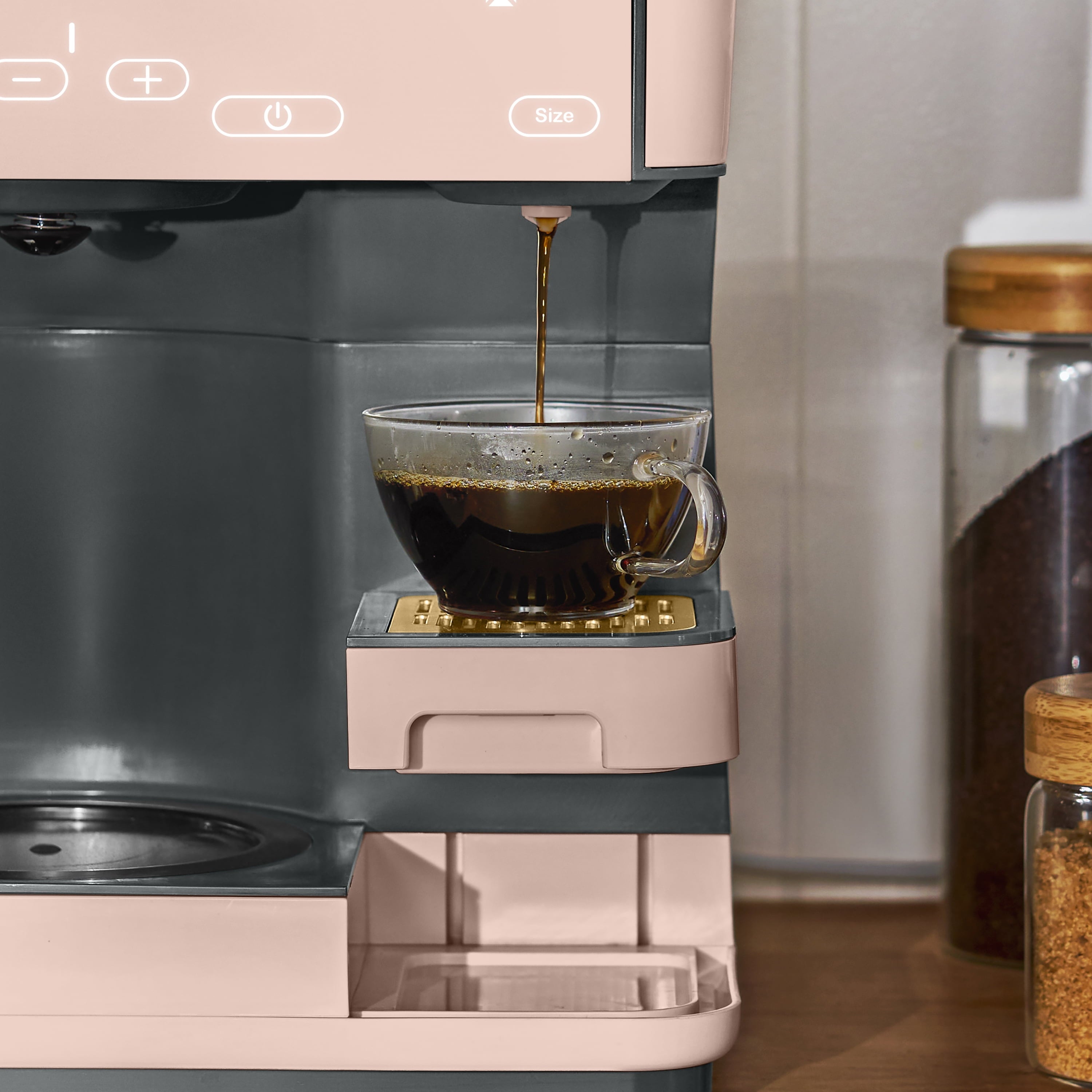 Beautiful Multi-Brew Coffee Maker, 12-Cup and Single-Serve Coffee Machine, Black Sesame by Drew Barrymore