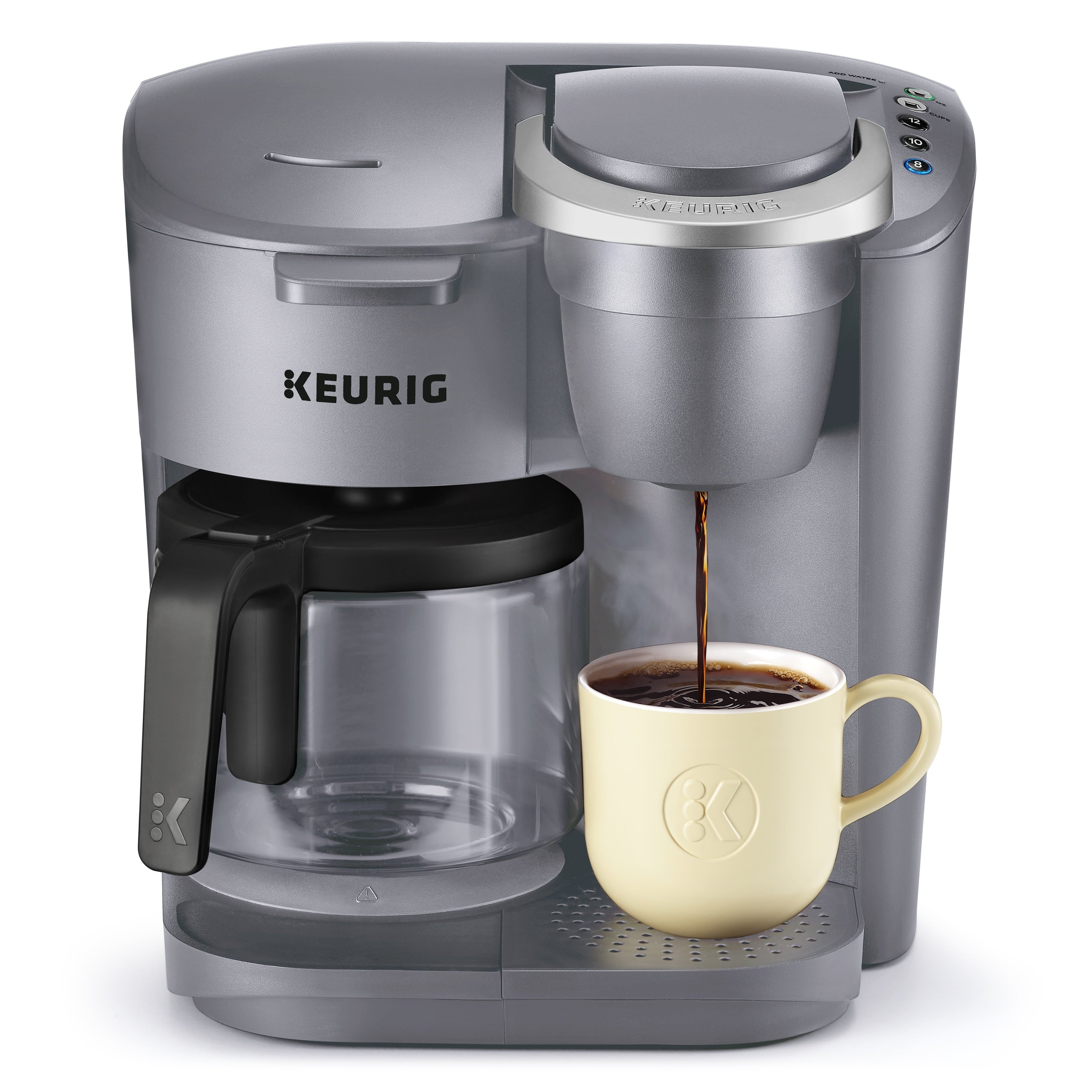 Keurig K-Duo Essentials Moonlight Gray Single-Serve K-Cup Coffee Maker
