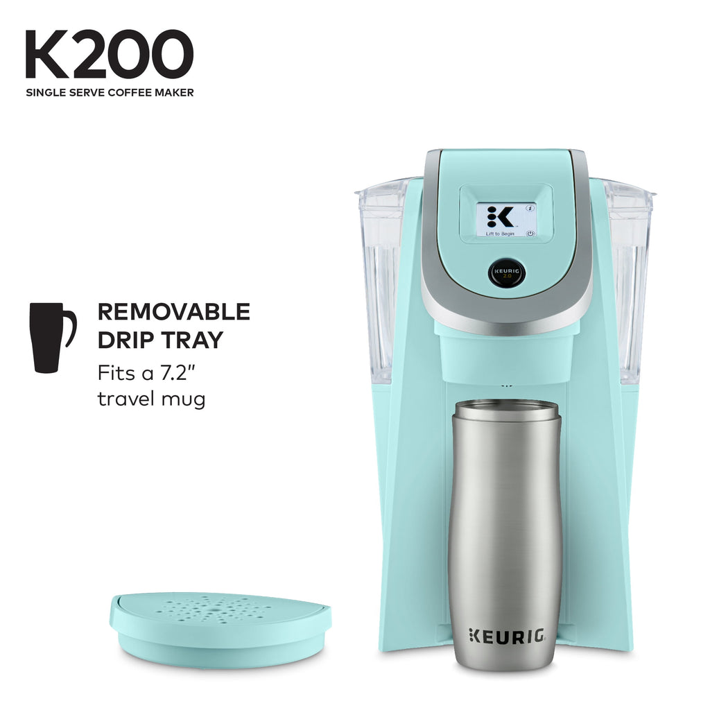 Keurig K200 Single-Serve K-Cup Pod Coffee Maker, Sandy Pearl