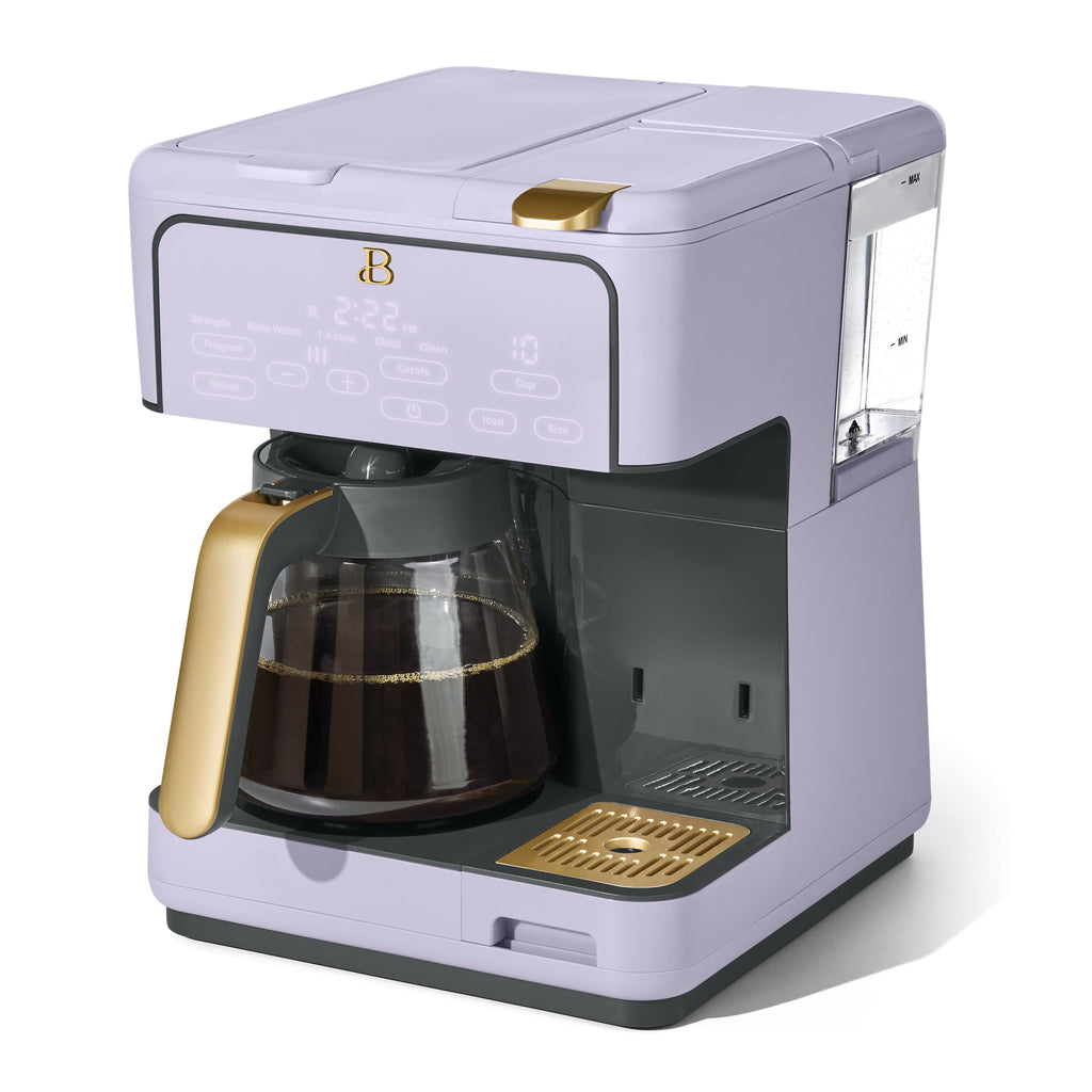 Beautiful Multi-Brew Coffee Maker, 12-Cup and Single-Serve Coffee Machine, Black Sesame by Drew Barrymore