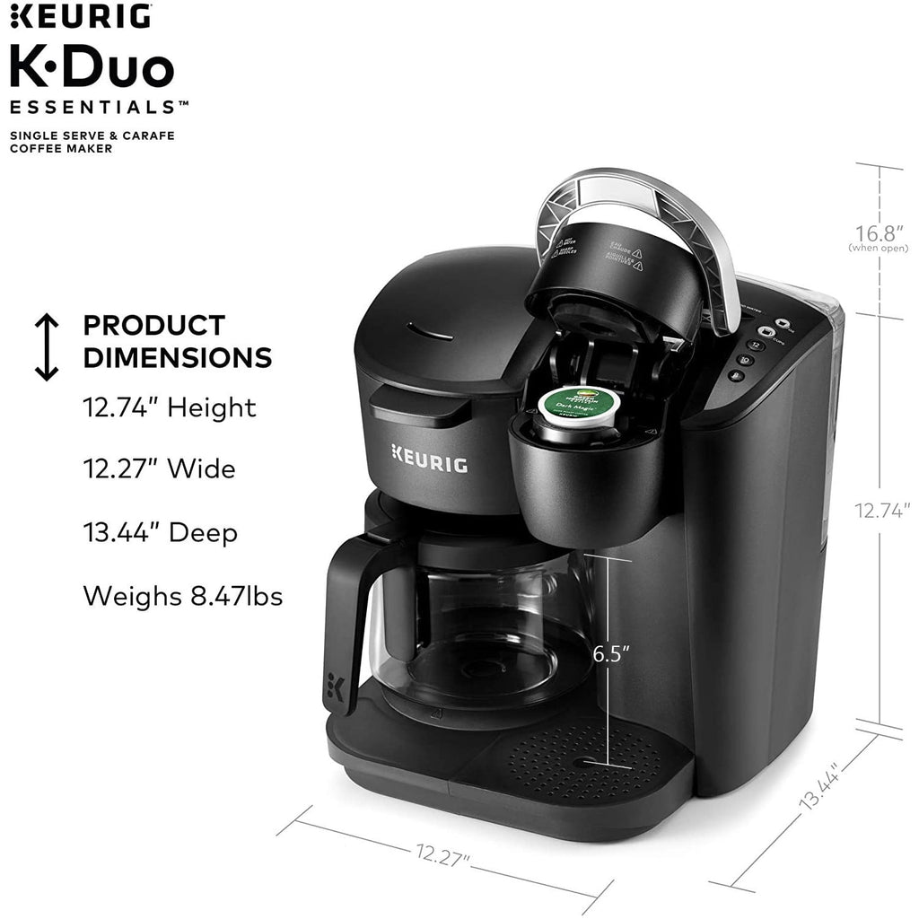 Keurig K-Duo Essentials Moonlight Gray Single-Serve K-Cup Coffee Maker