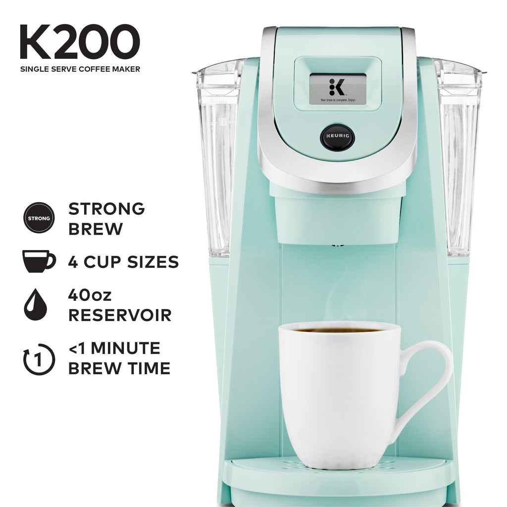 Keurig K200 Single-Serve K-Cup Pod Coffee Maker, Sandy Pearl