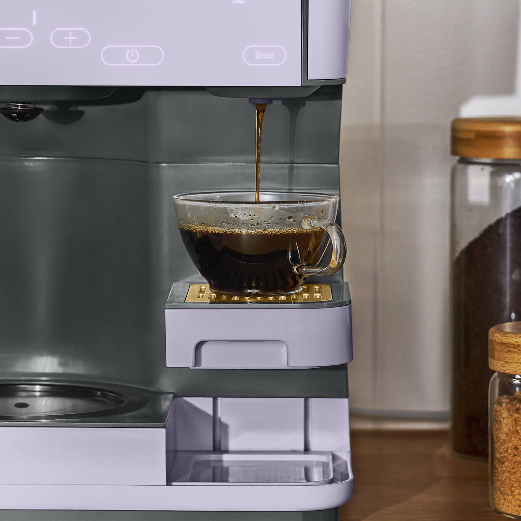 Beautiful Multi-Brew Coffee Maker, 12-Cup and Single-Serve Coffee Machine, Black Sesame by Drew Barrymore