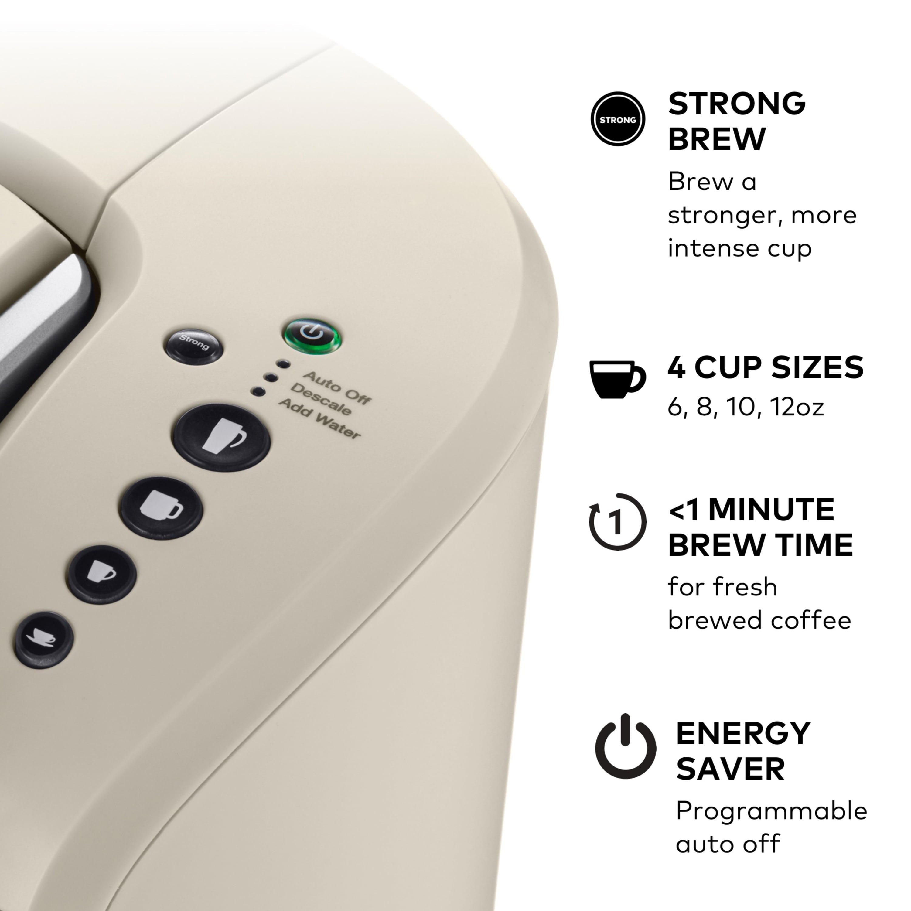 Keurig K-Select Single-Serve K-Cup Pod Coffee Maker, Matte Navy