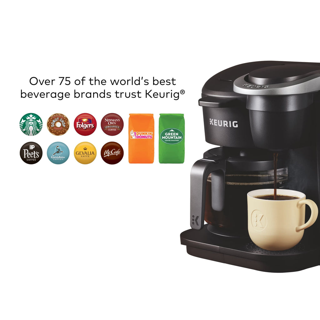 Keurig K-Duo Essentials Moonlight Gray Single-Serve K-Cup Coffee Maker