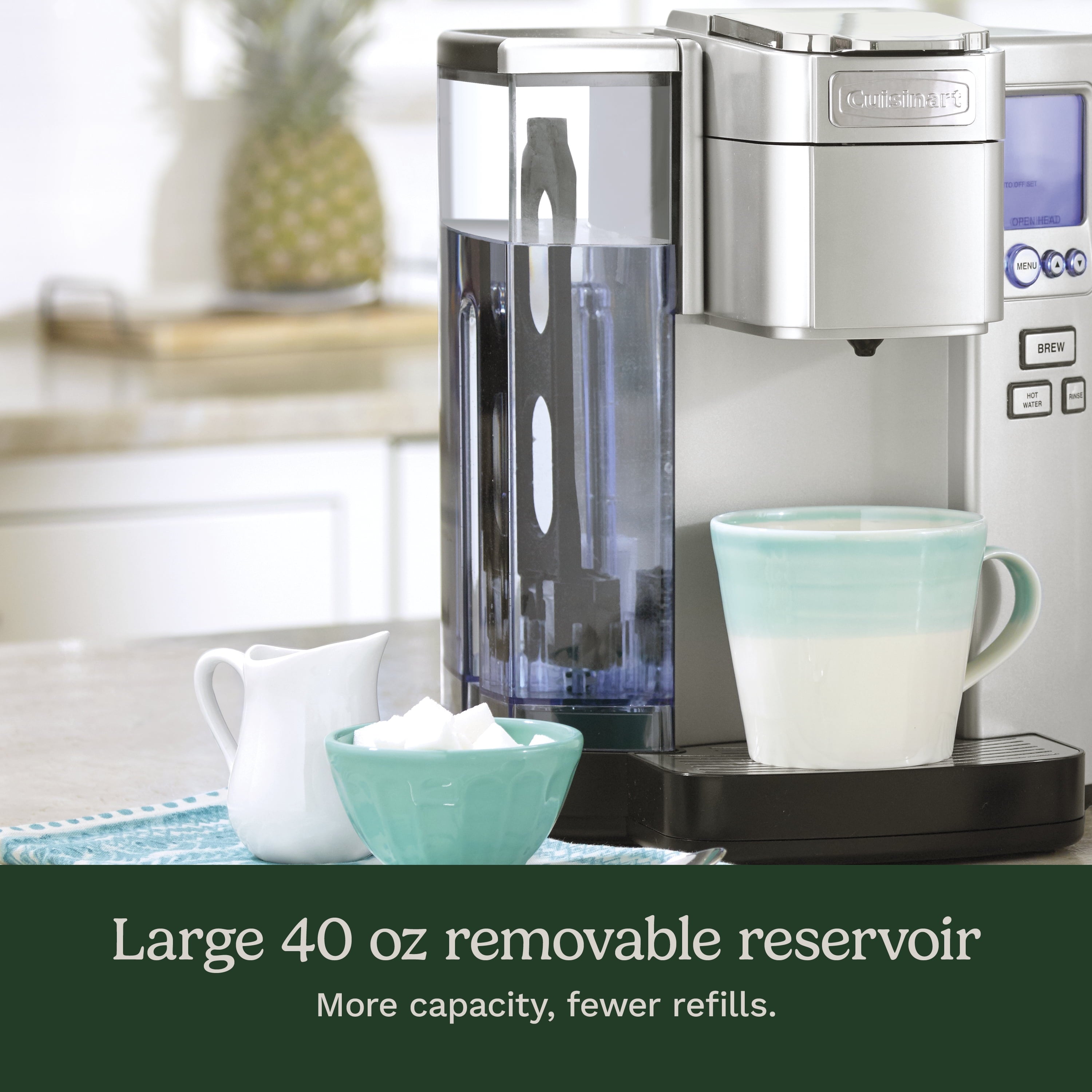 Cuisinart Premium Single Serve Brewer + Hot Water Coffee-Maker Combo