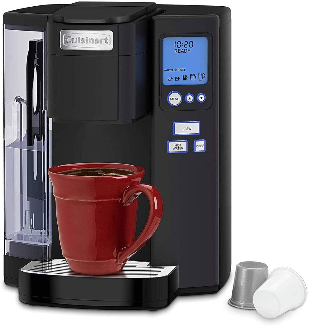 Cuisinart Premium Single Serve Brewer + Hot Water Coffee-Maker Combo