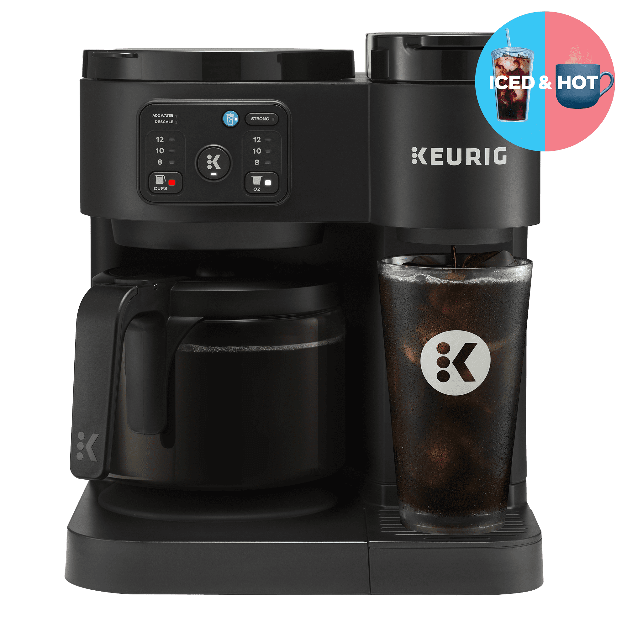 Keurig K-Duo Essentials Hot & Iced Single Serve K-Cup Pod & Carafe Coffee Maker, Gen 2