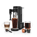 Ninja Pods & Grounds Specialty Single-Serve Coffee Maker, K-Cup Pod Compatible, Built-In Milk Frother, PB051, Black