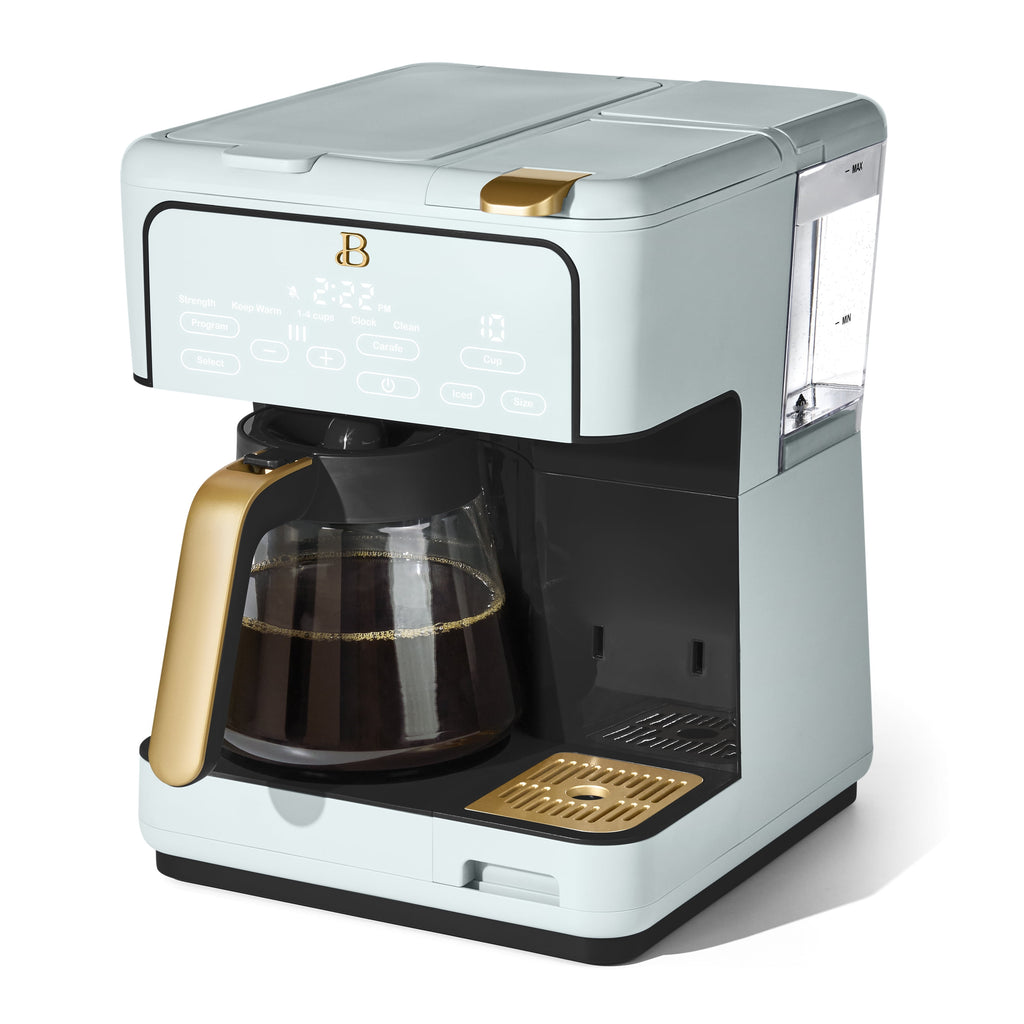 Beautiful Multi-Brew Coffee Maker, 12-Cup and Single-Serve Coffee Machine, Black Sesame by Drew Barrymore