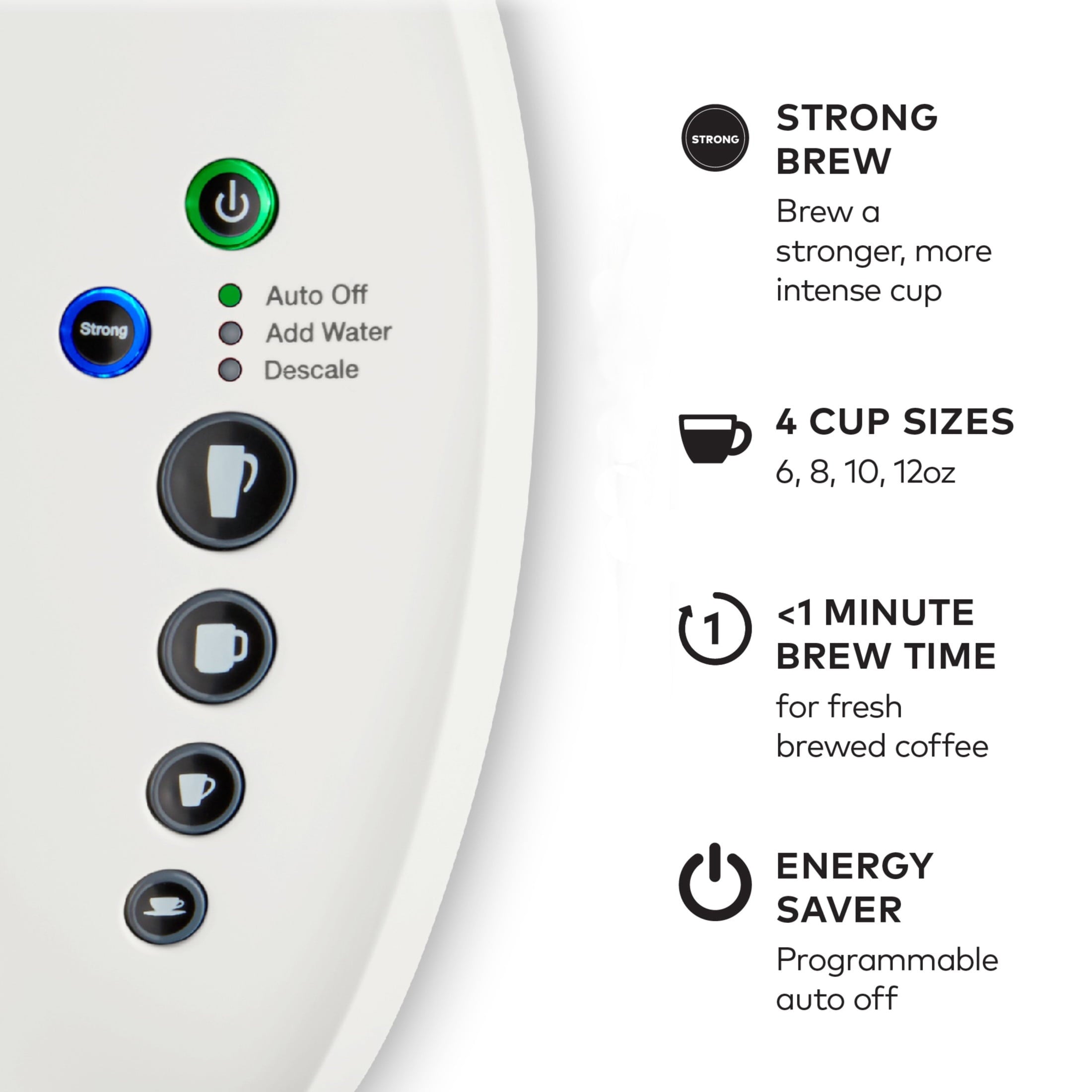 Keurig K-Select Single-Serve K-Cup Pod Coffee Maker, Matte Navy