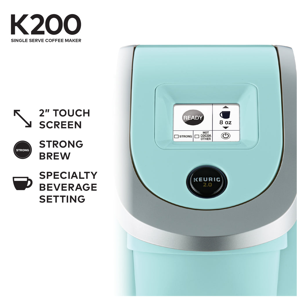 Keurig K200 Single-Serve K-Cup Pod Coffee Maker, Sandy Pearl