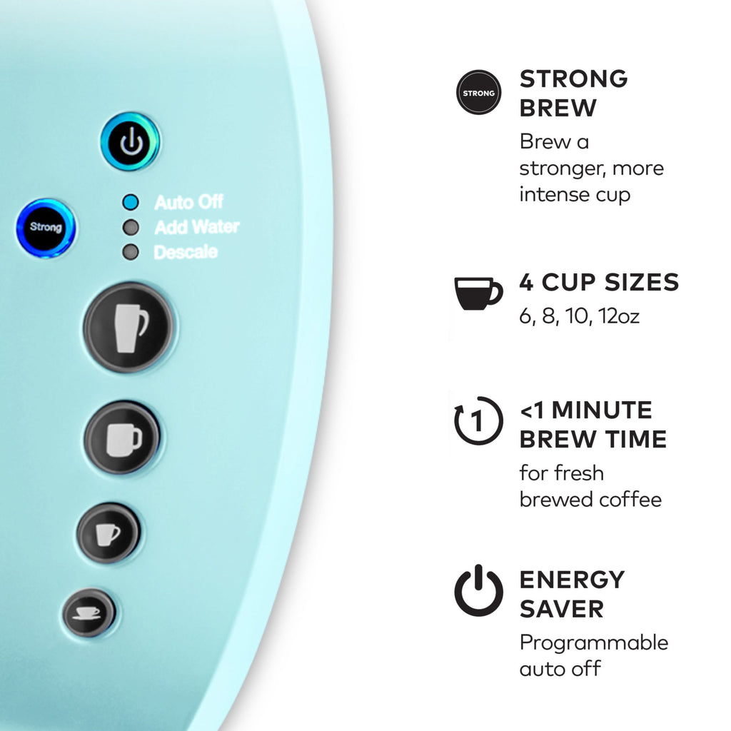 Keurig K-Select Single-Serve K-Cup Pod Coffee Maker, Matte Navy
