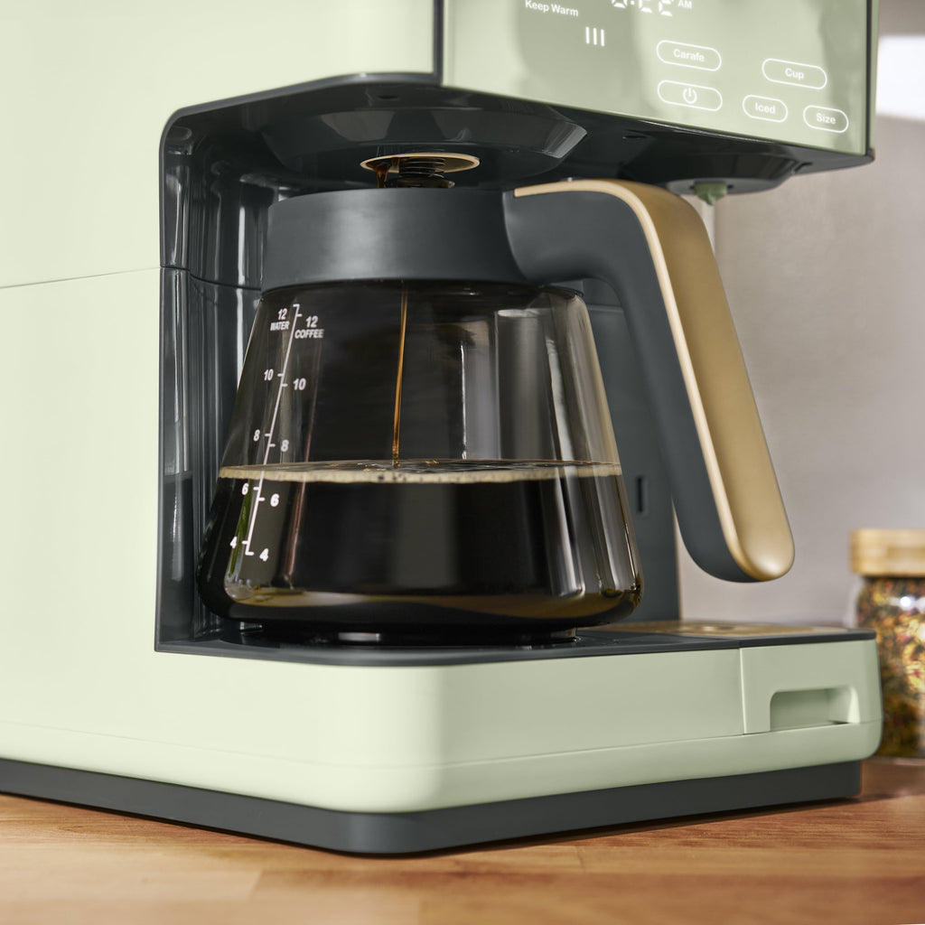 Beautiful Multi-Brew Coffee Maker, 12-Cup and Single-Serve Coffee Machine, Black Sesame by Drew Barrymore