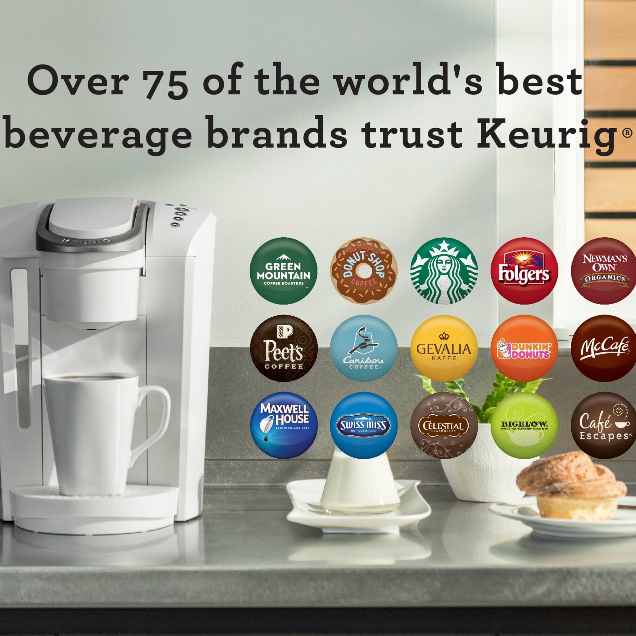 Keurig K-Select Single-Serve K-Cup Pod Coffee Maker, Matte Navy