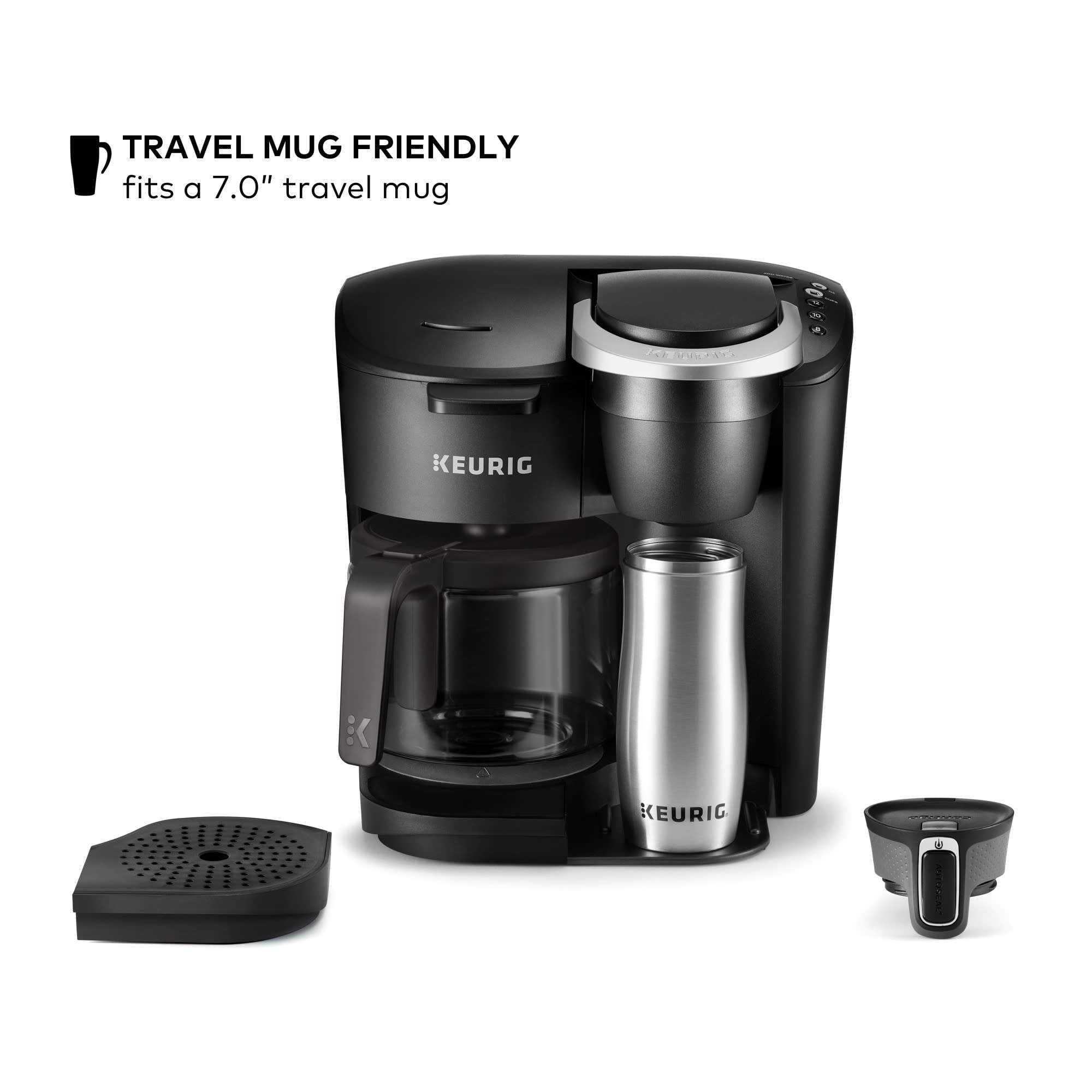 Keurig K-Duo Essentials Moonlight Gray Single-Serve K-Cup Coffee Maker
